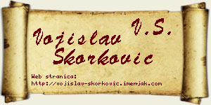 Vojislav Skorković vizit kartica